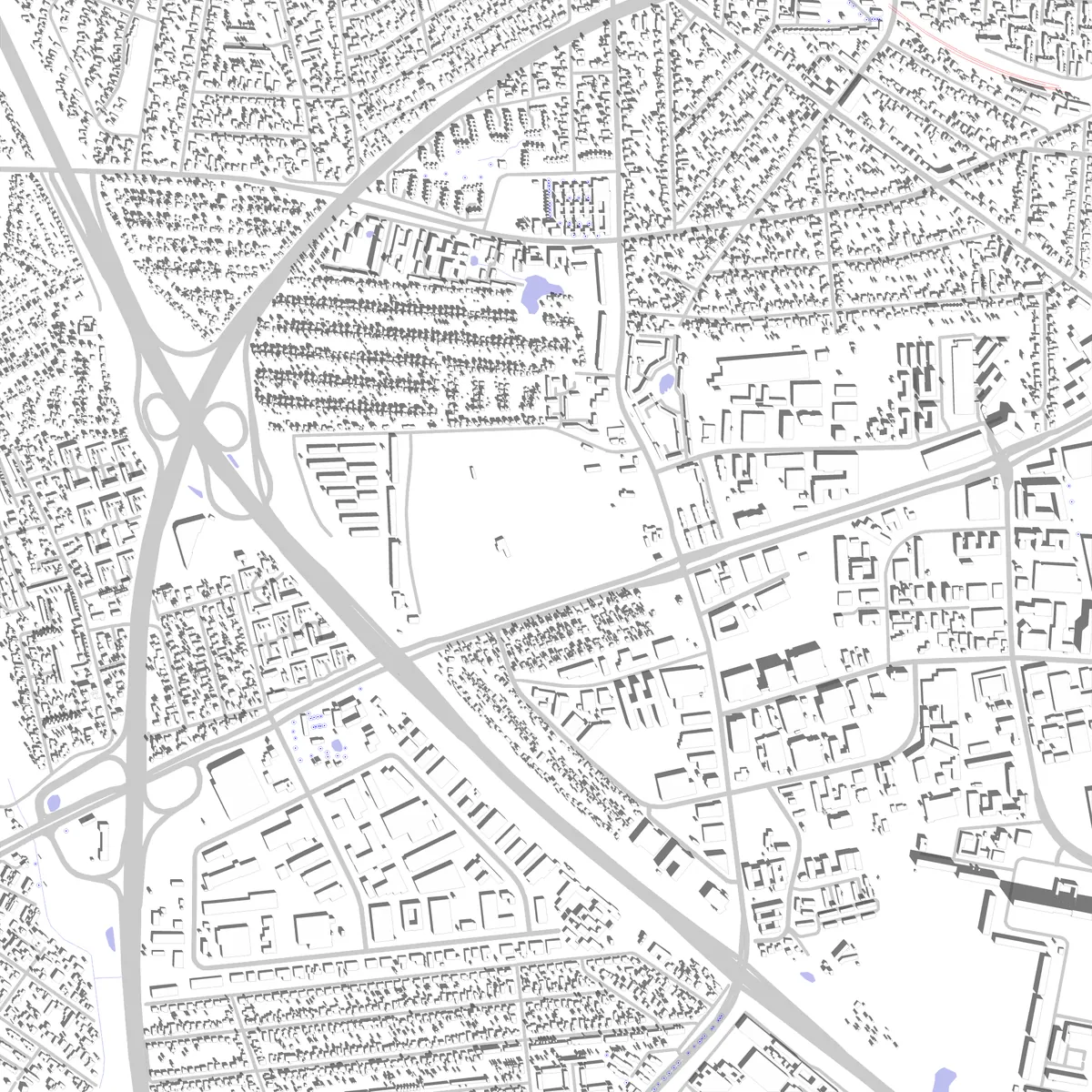 Gladsaxe Lageplan (2,5 km)