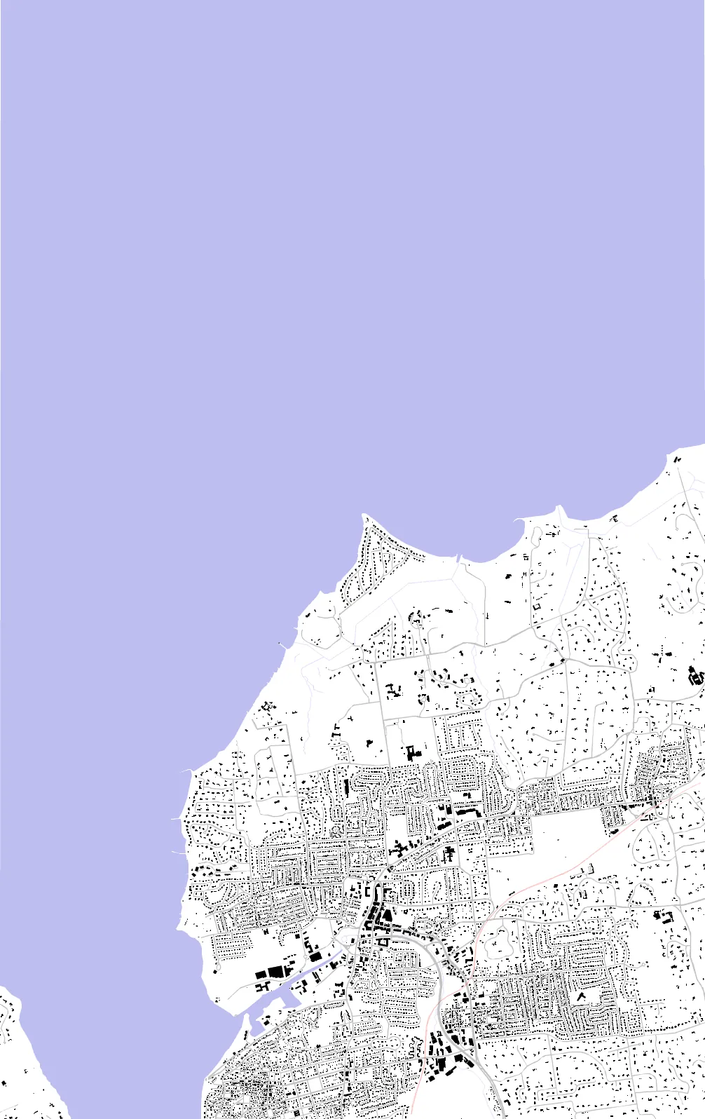 Glen Cove figure ground plan