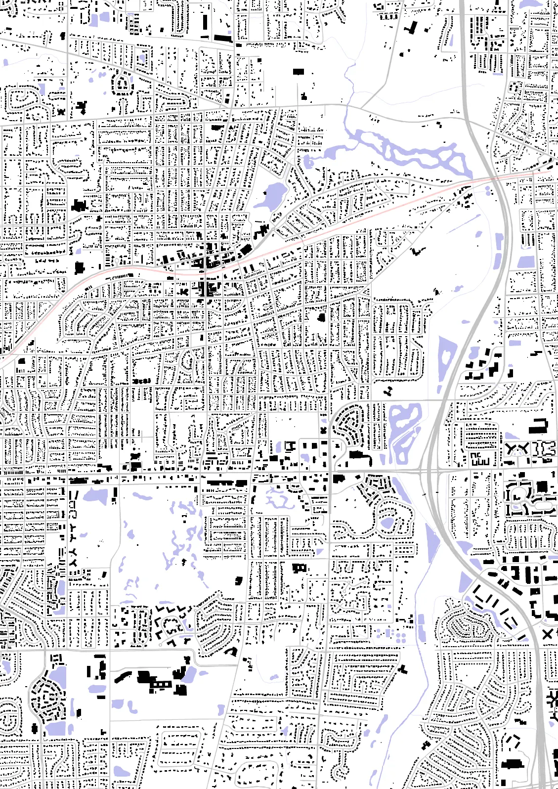 Glen Ellyn figure ground plan