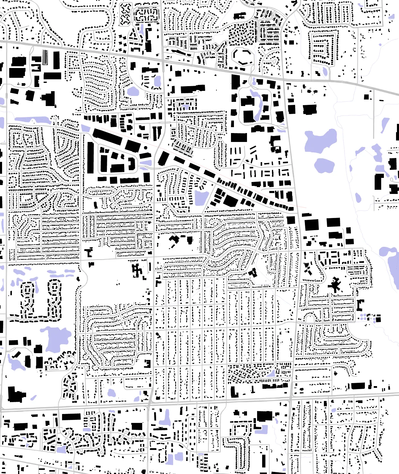 Glendale Heights Schwarzplan