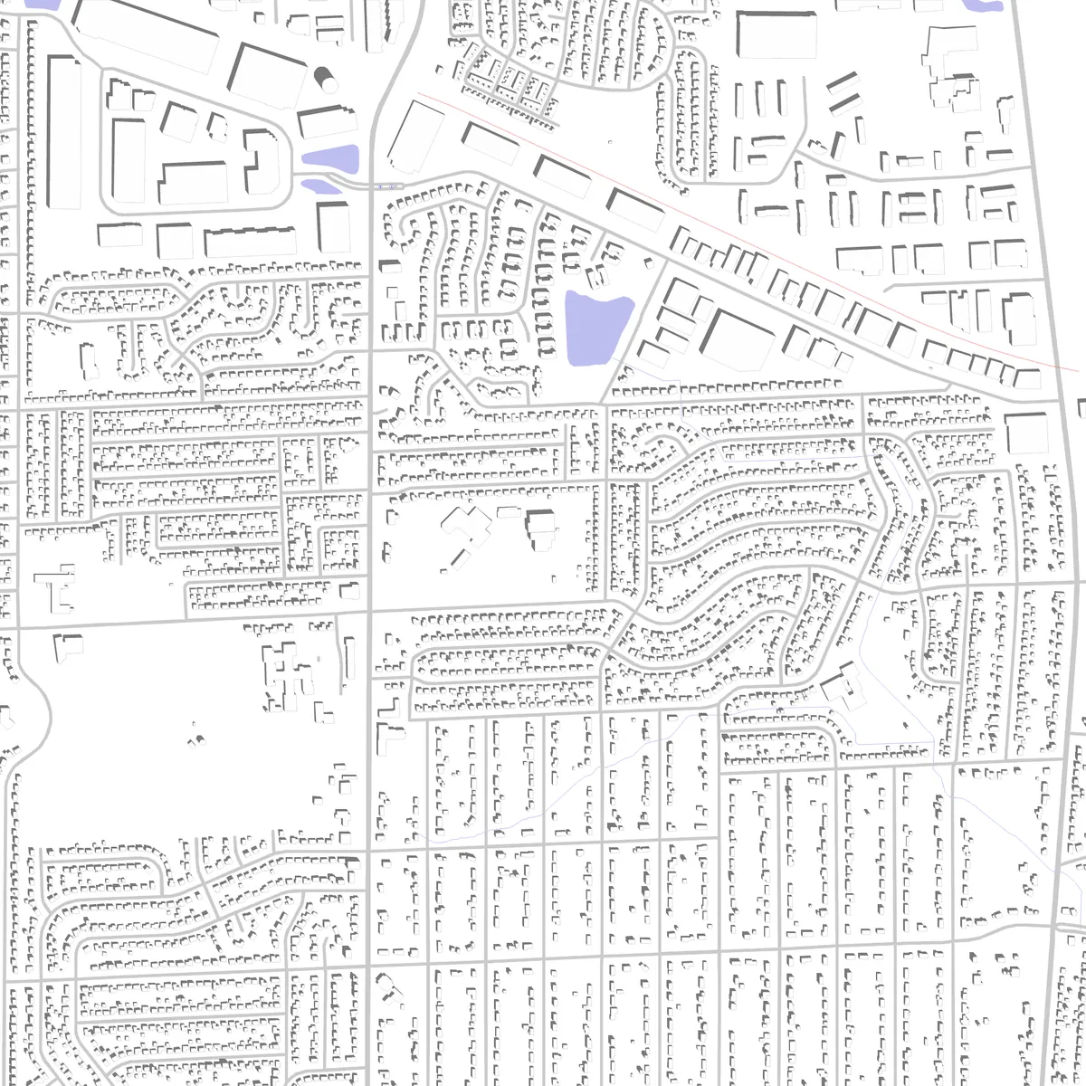 Glendale Heights Lageplan (2,5 km)