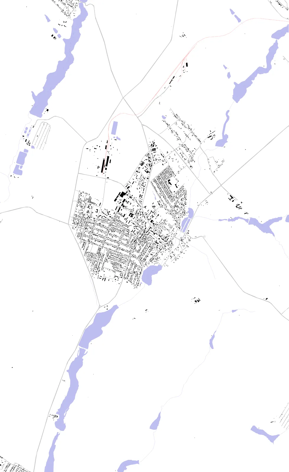 Glodeni figure ground plan