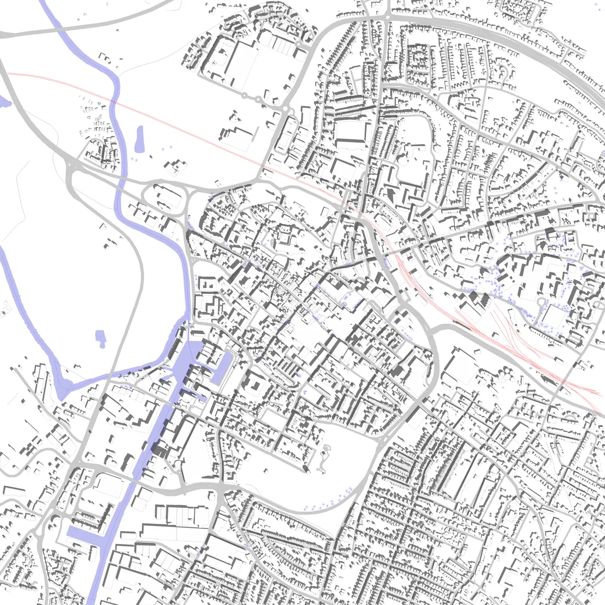 Gloucester site plan (2.5 km)