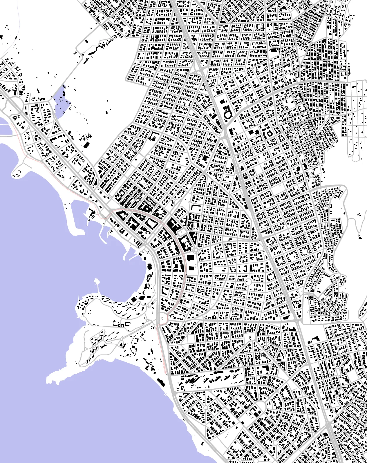 Glyfada figure ground plan