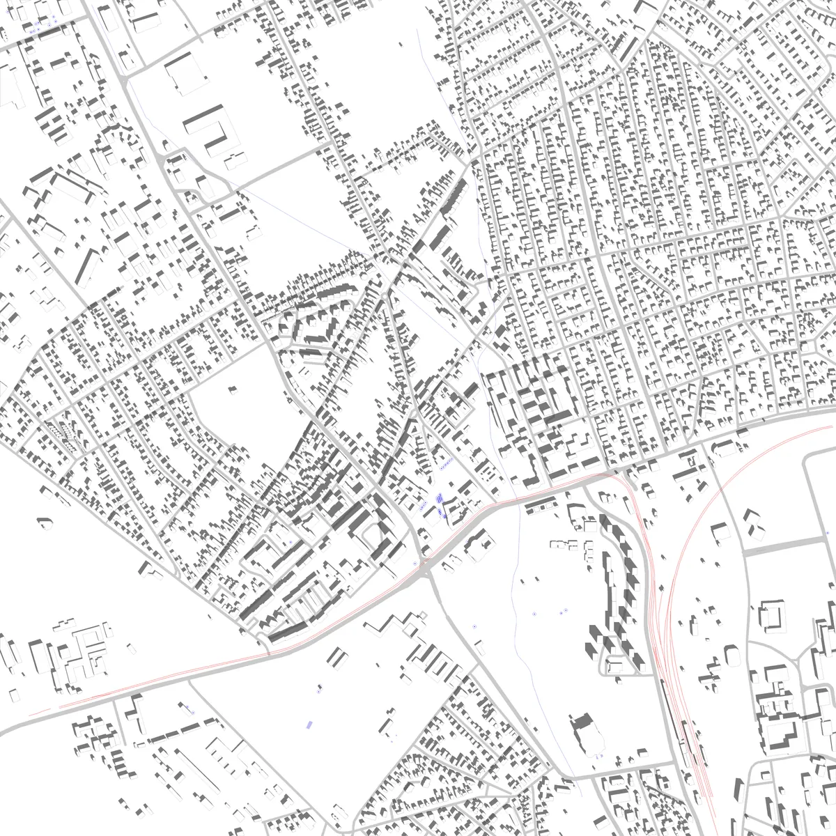 Gödöllő site plan (2,5 km)