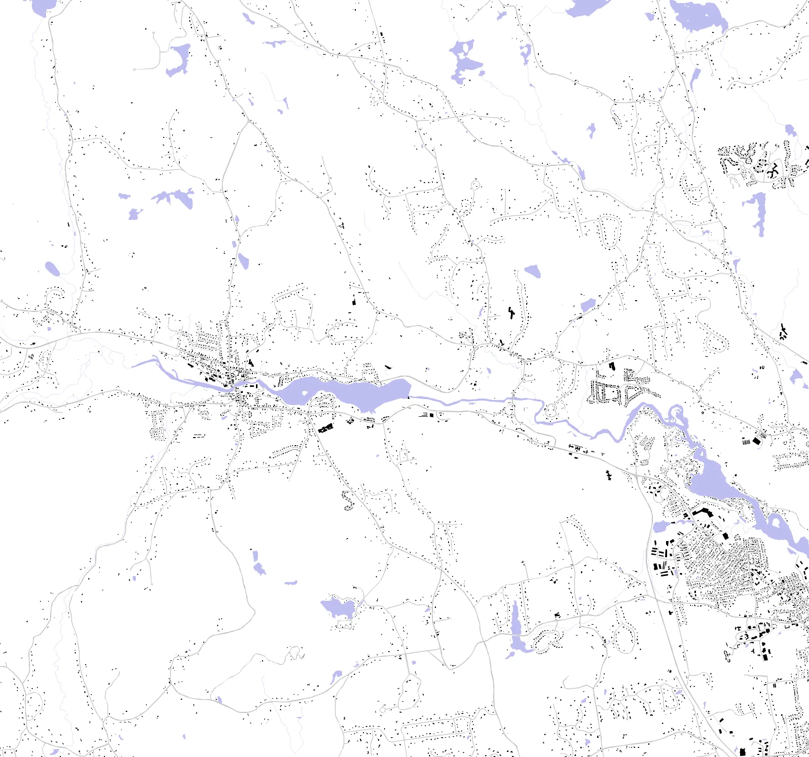 Goffstown figure ground plan