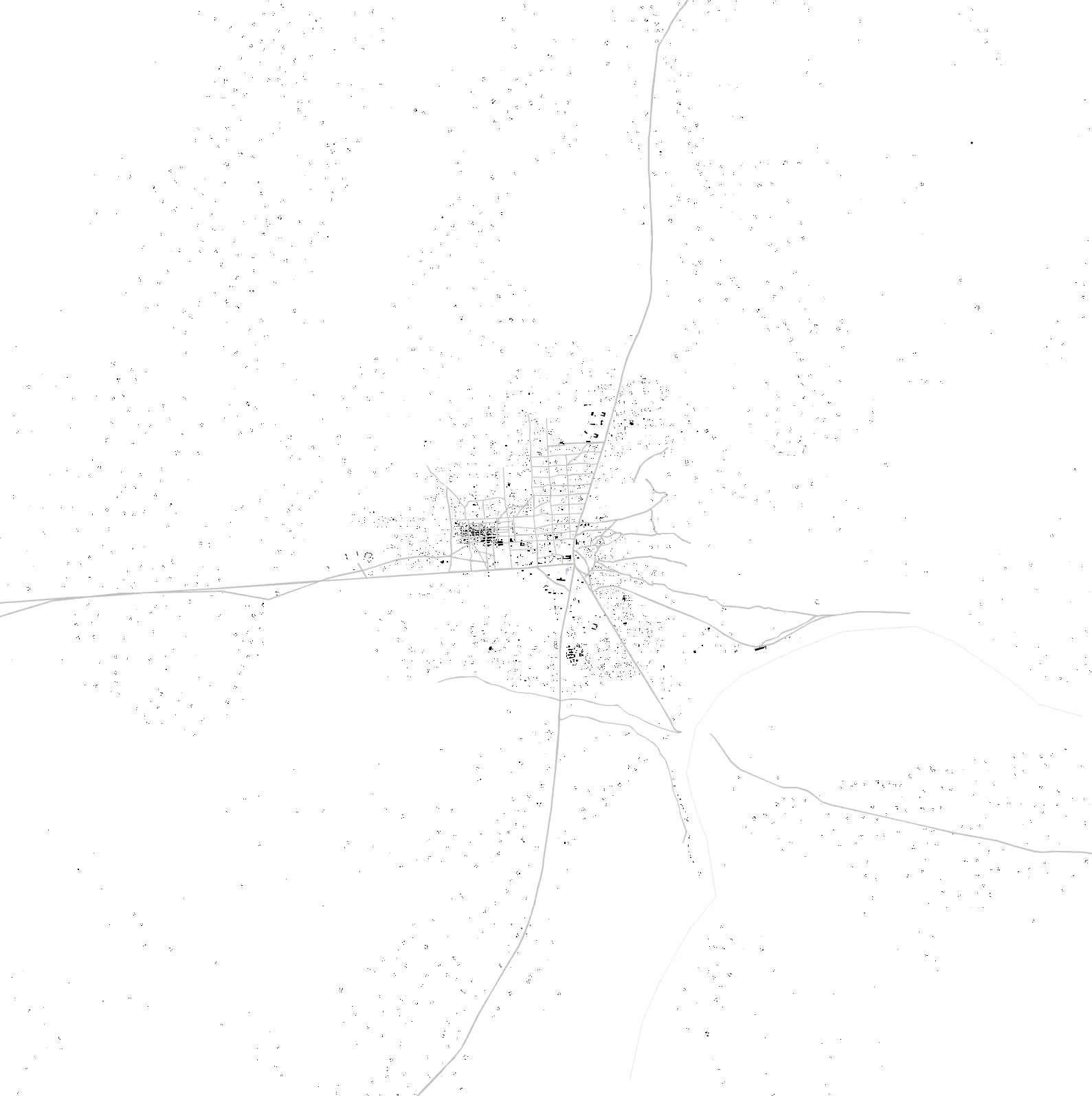 Gogrial figure ground plan