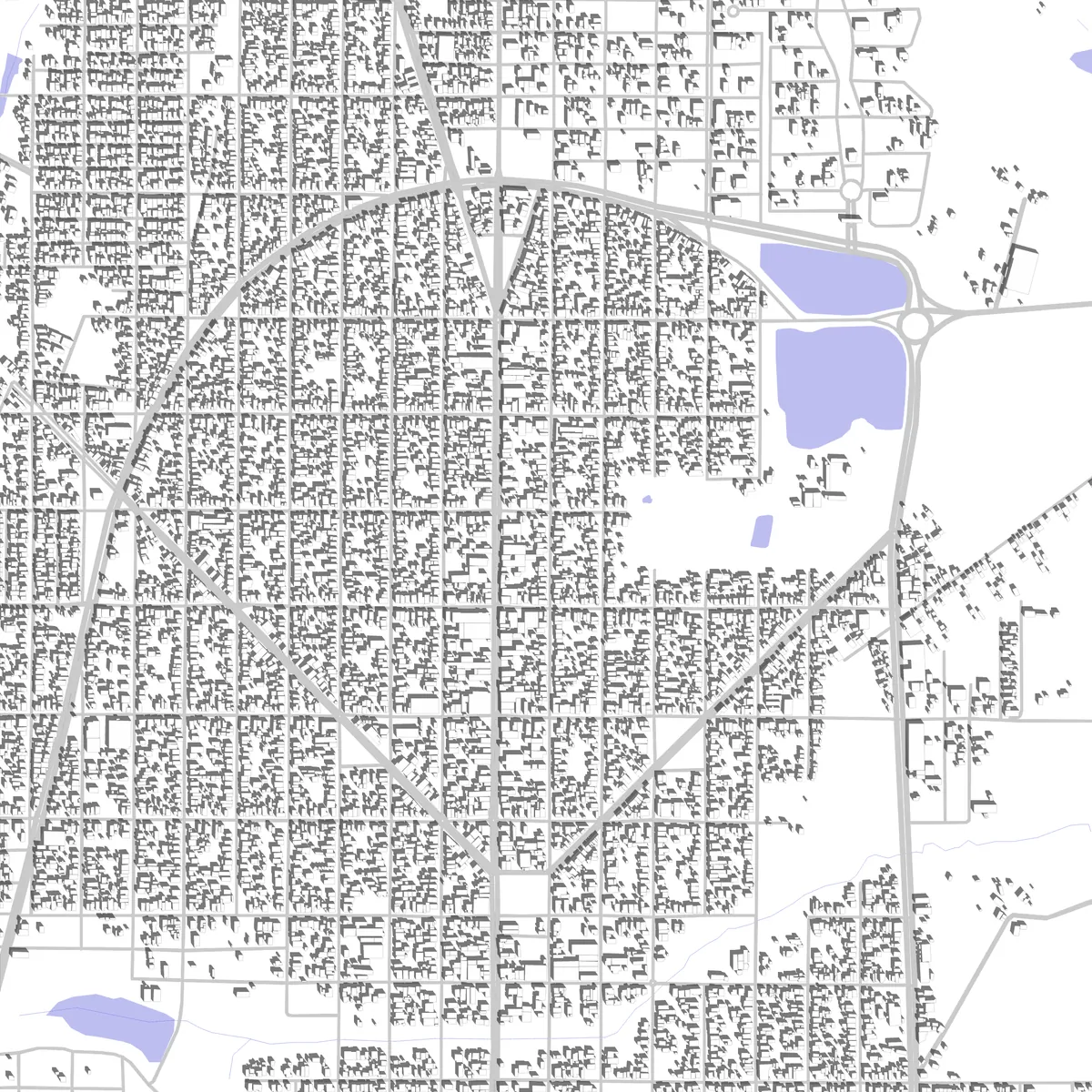 Goianésia planta de localização (2,5 km)