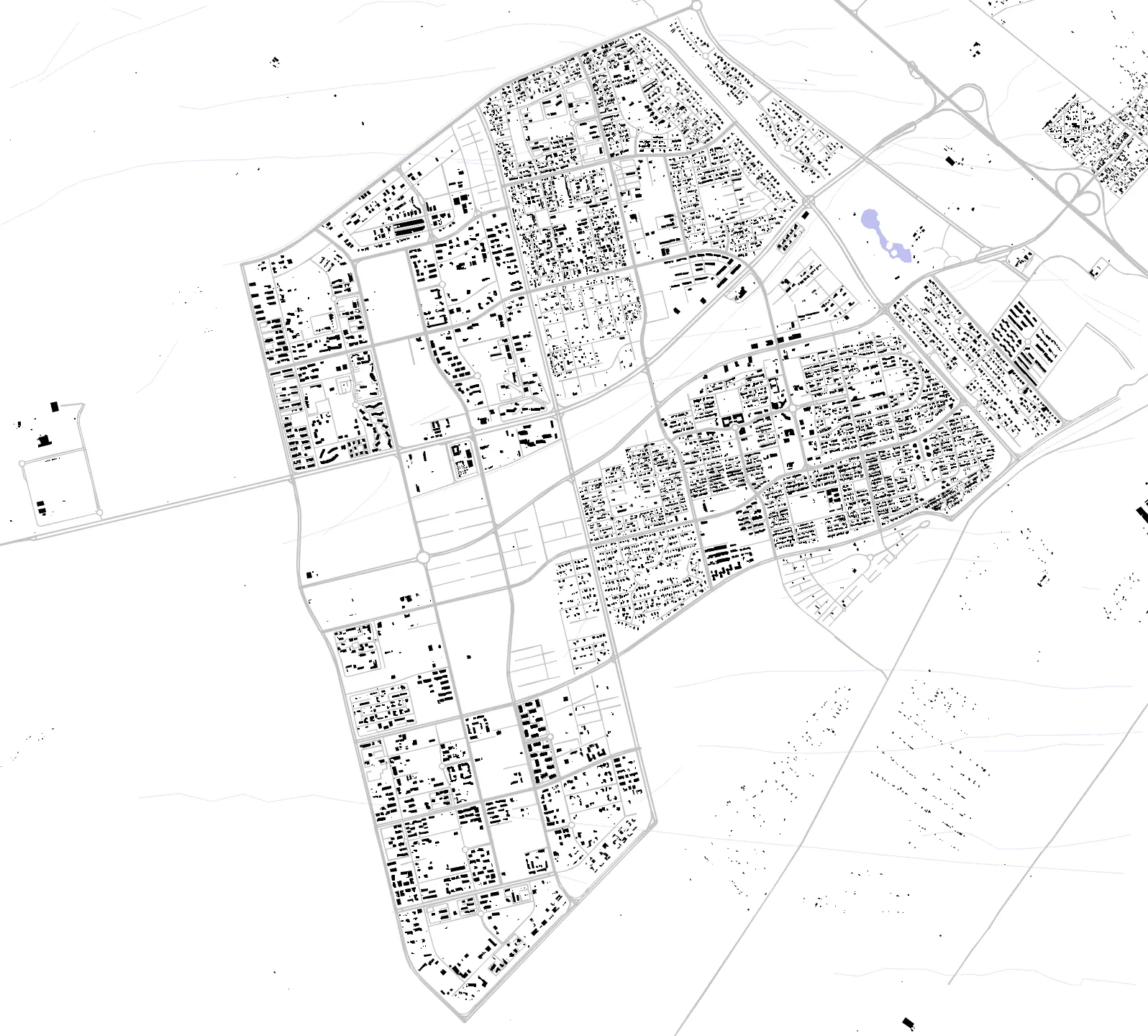 Golbahar figure ground plan