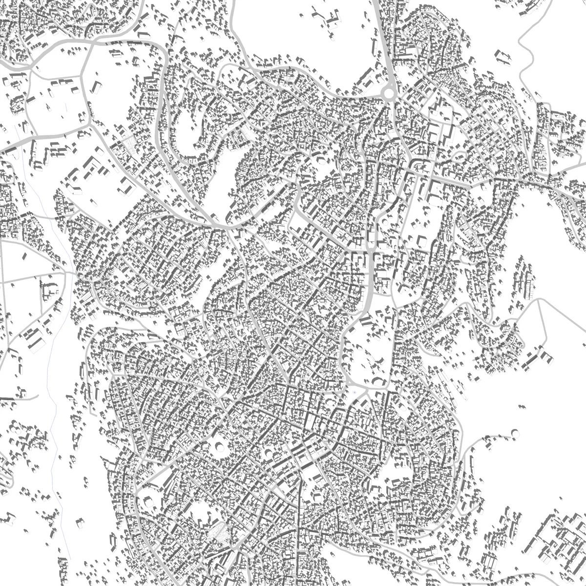 Gondar site plan (2.5 km)