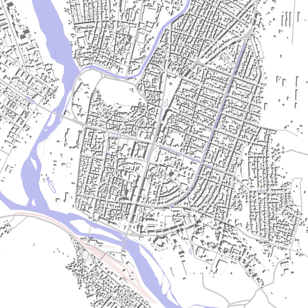 Gori site plan (2.5 km)