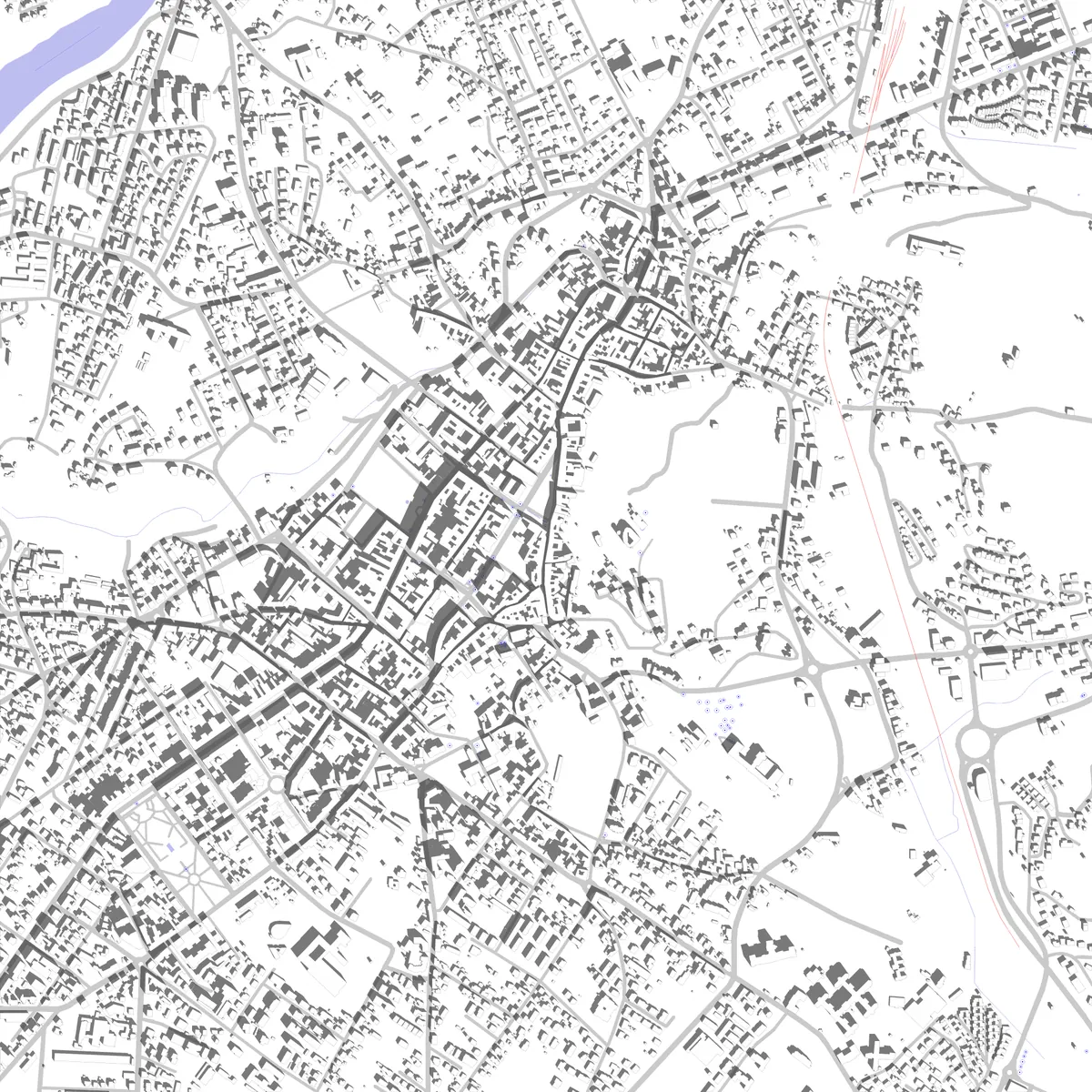 Gorizia Lageplan (2,5 km)