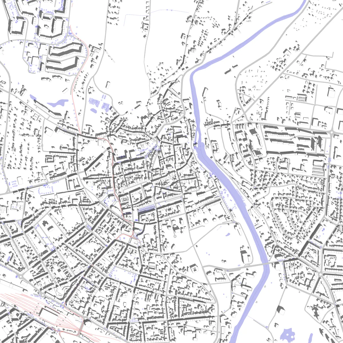 Görlitz Lageplan (2,5 km)