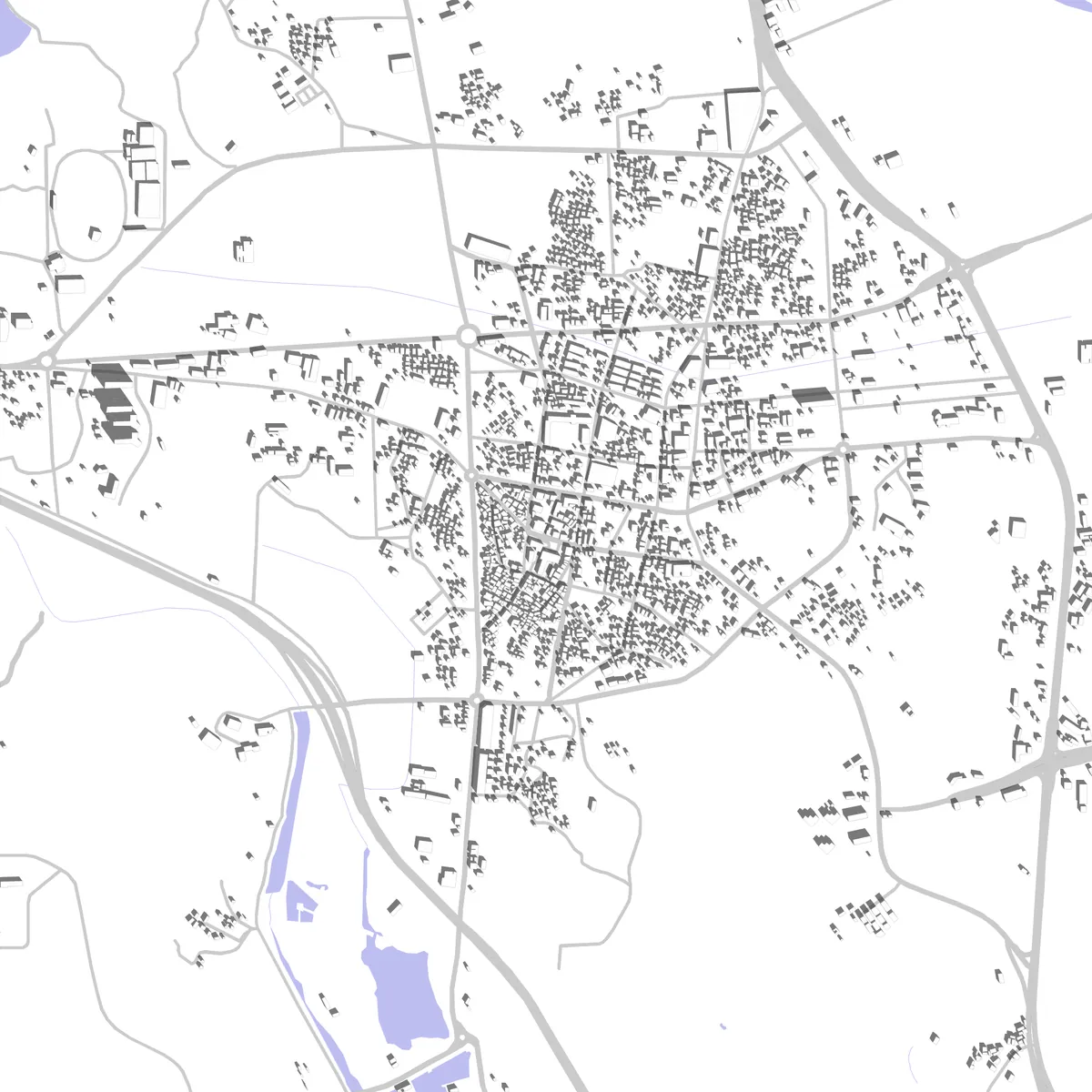 Goseong Lageplan (2,5 km)