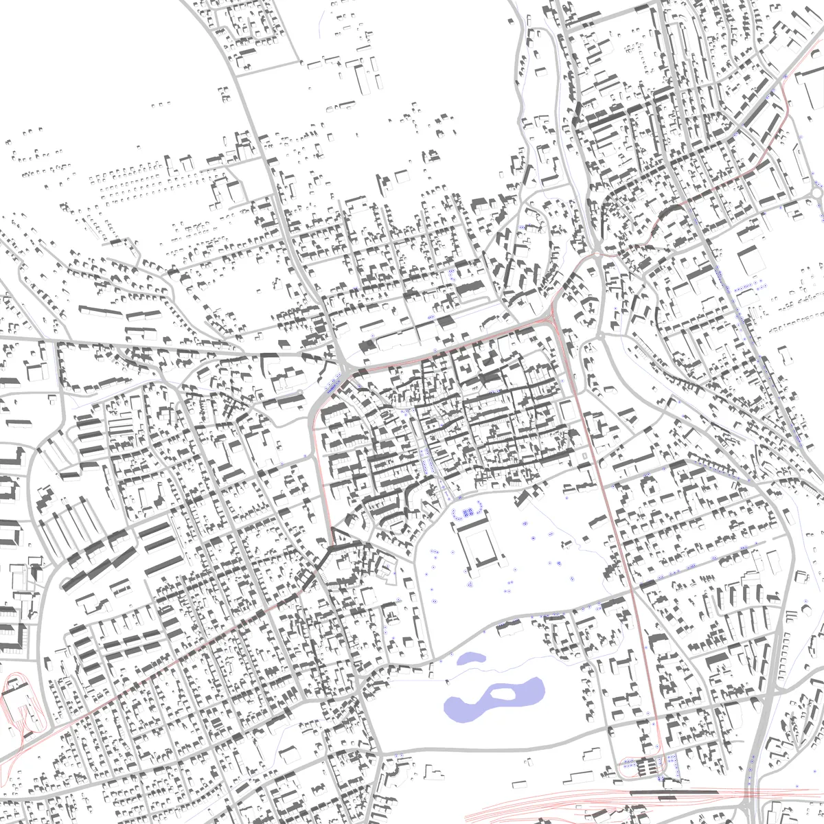 Gotha Lageplan (2,5 km)