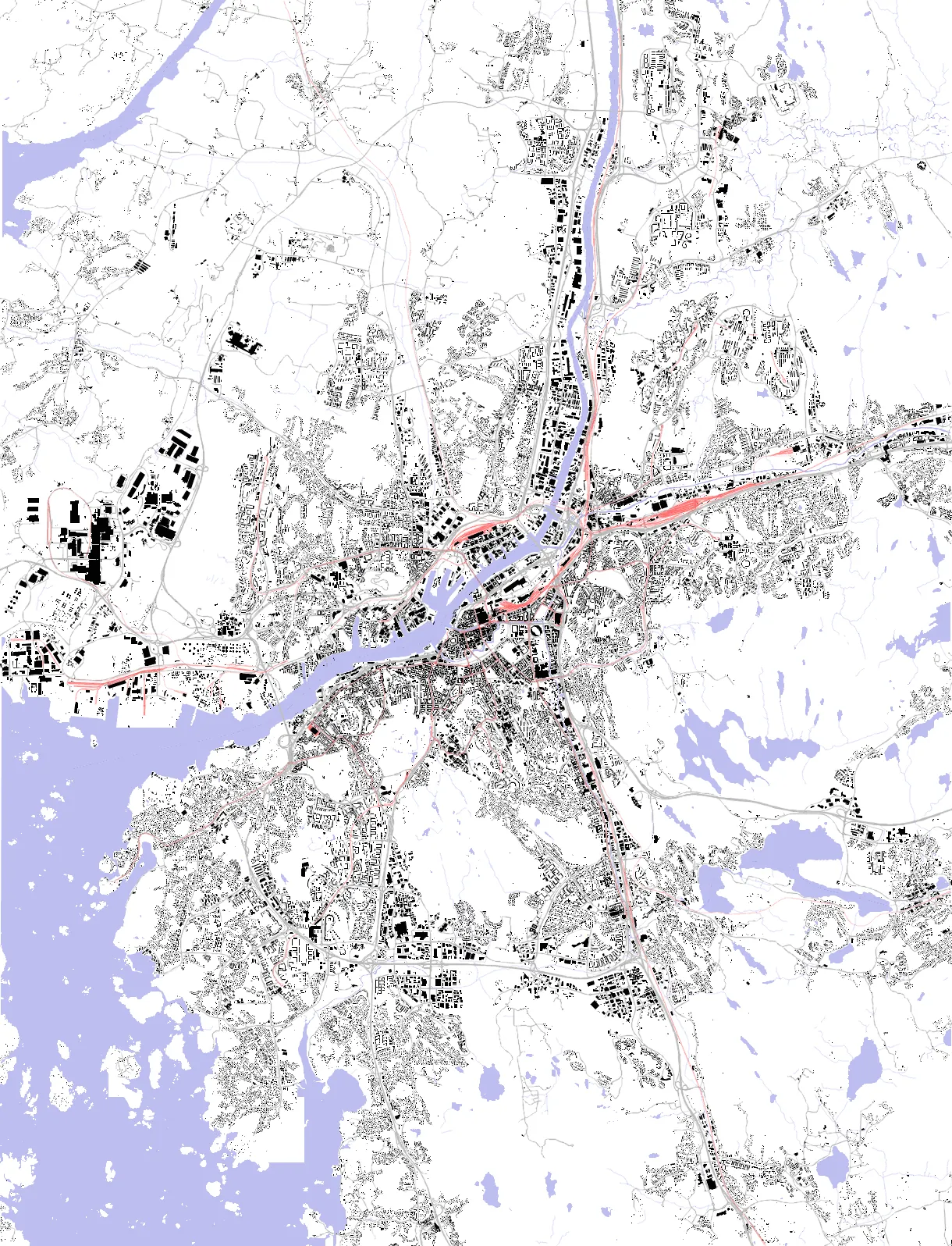 Gothenburg figur-grund-plan