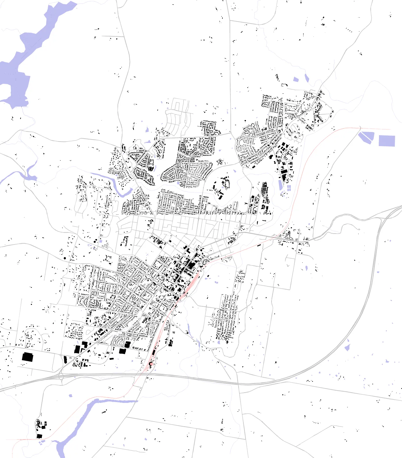 Goulburn figure ground plan
