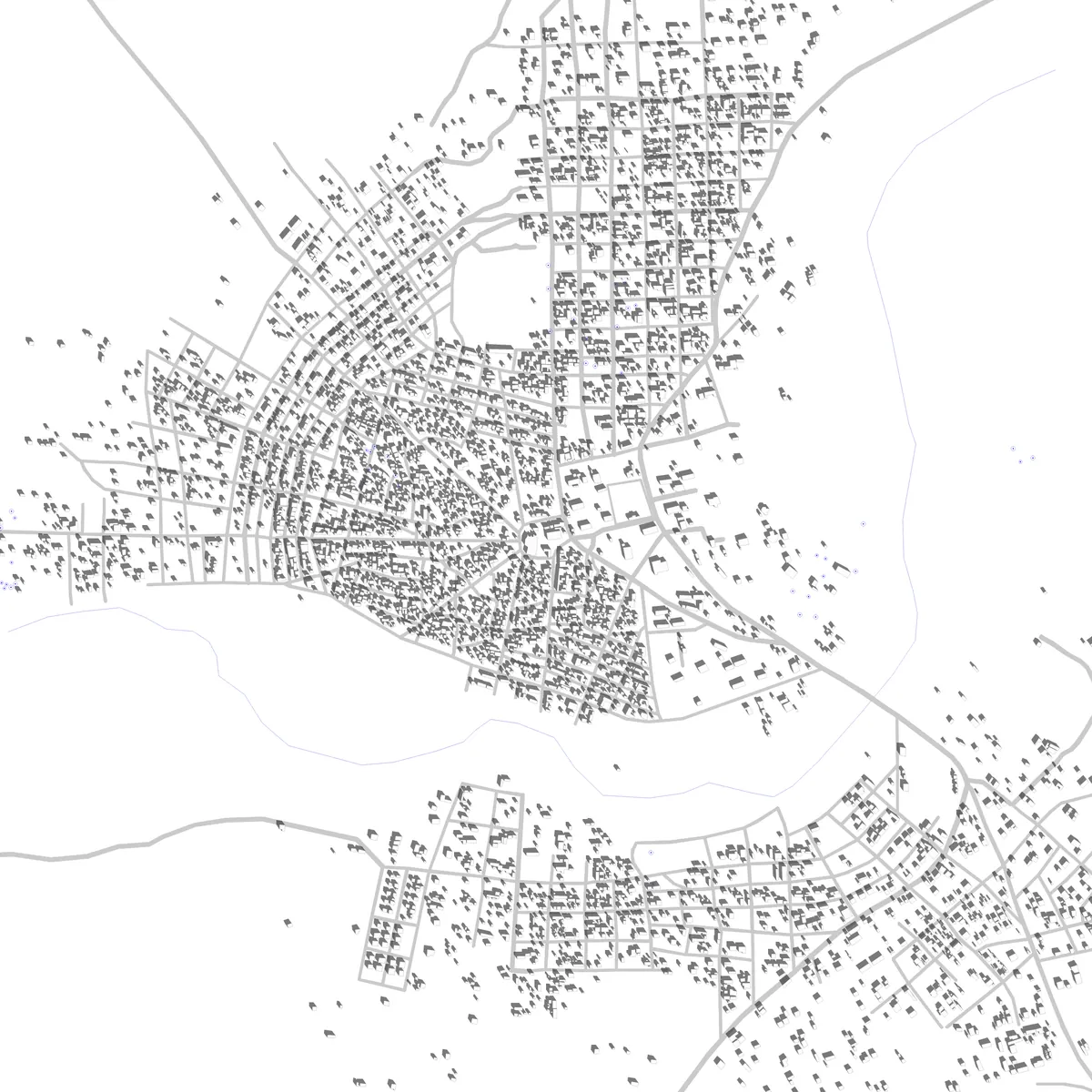 Goundam site plan (2.5 km)