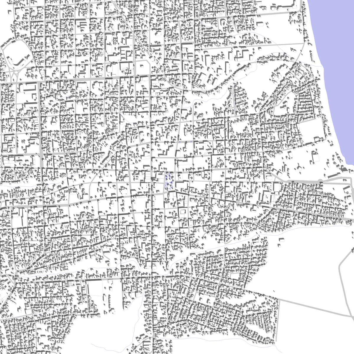 Granada Lageplan (2,5 km)