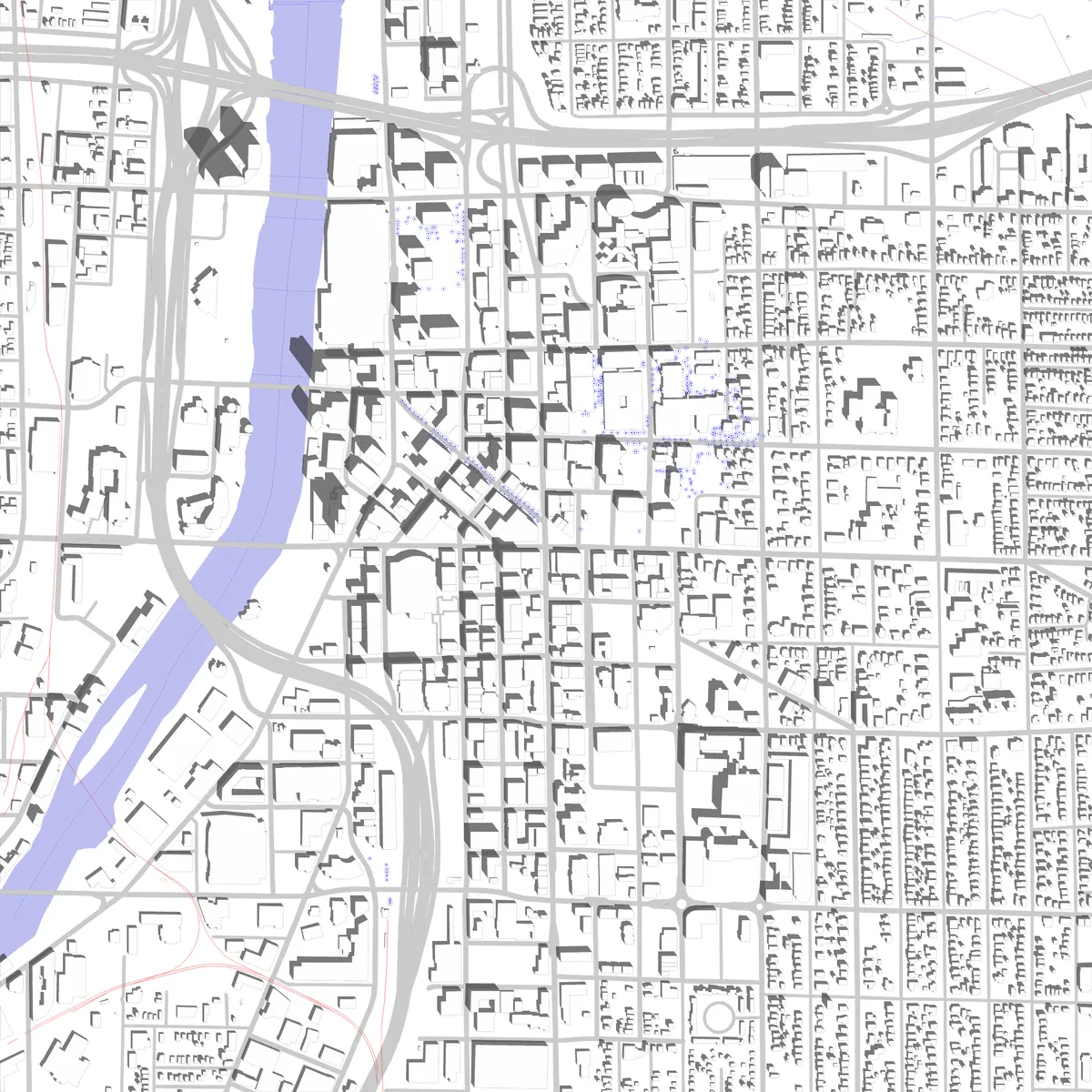 Grand Rapids site plan (2.5 km)