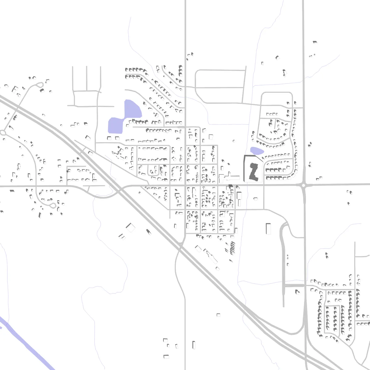 Granger site plan (2.5 km)