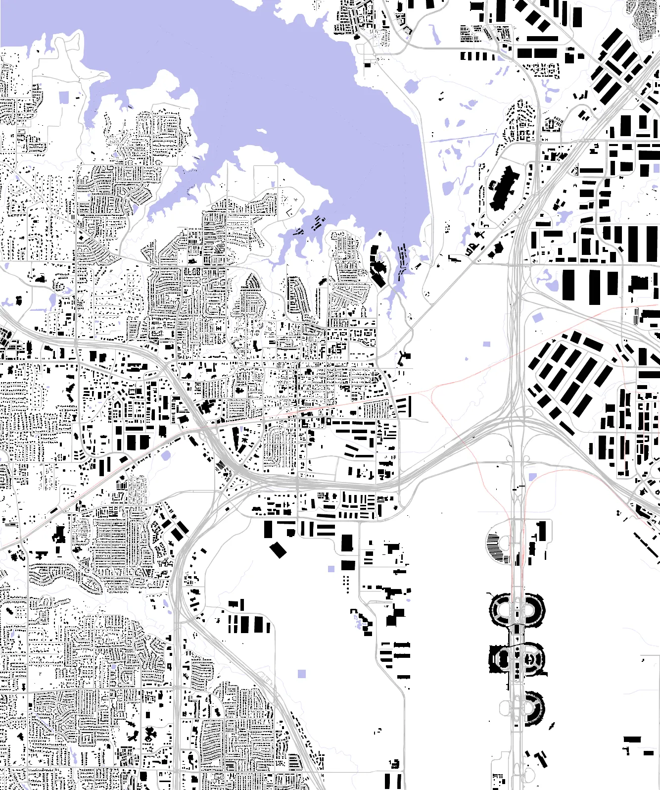 Grapevine figure ground plan