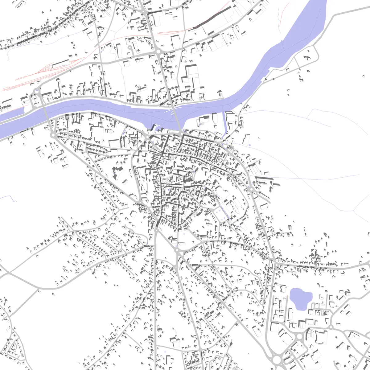 Gray plan de situation (2,5 km)