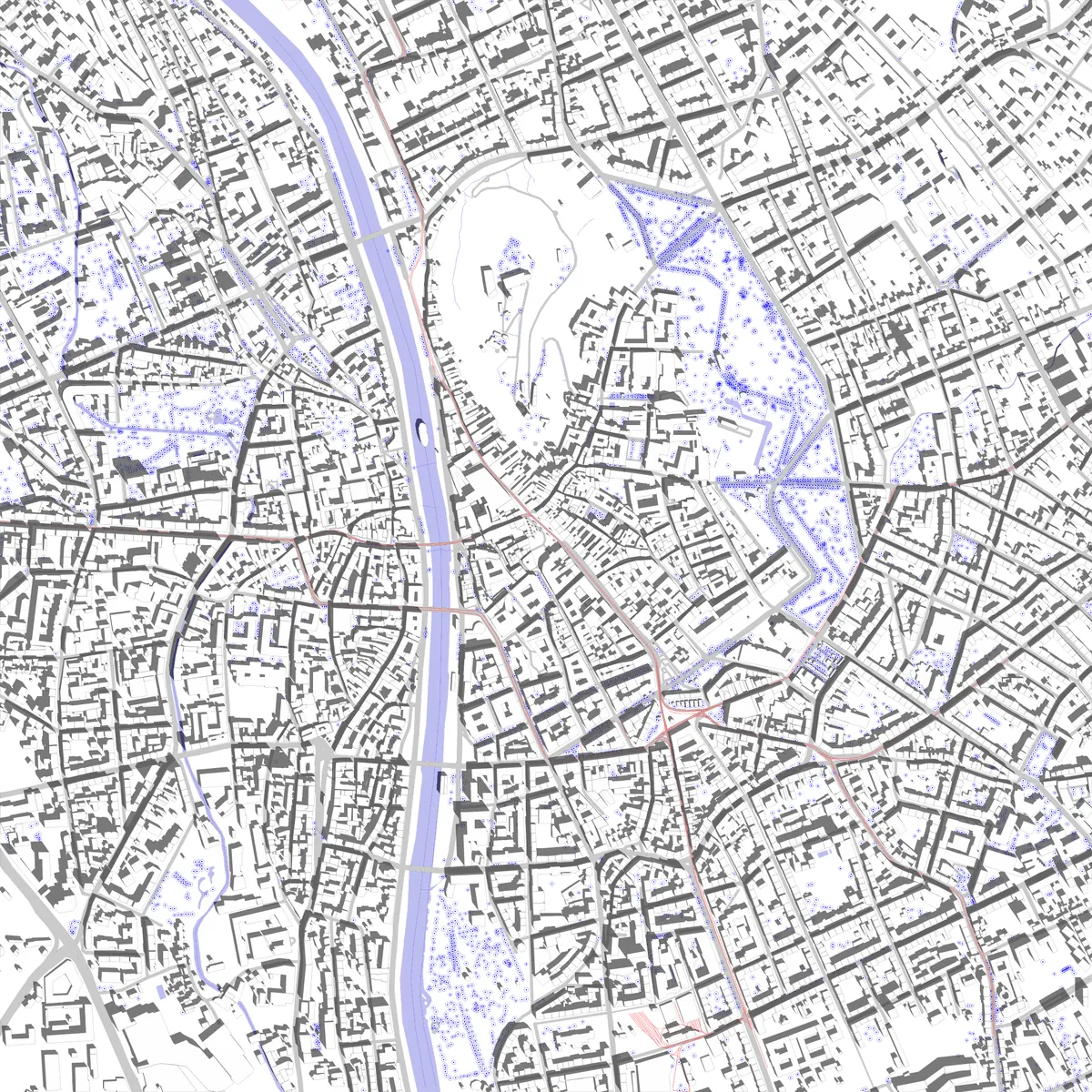 Graz Lageplan (2,5 km)