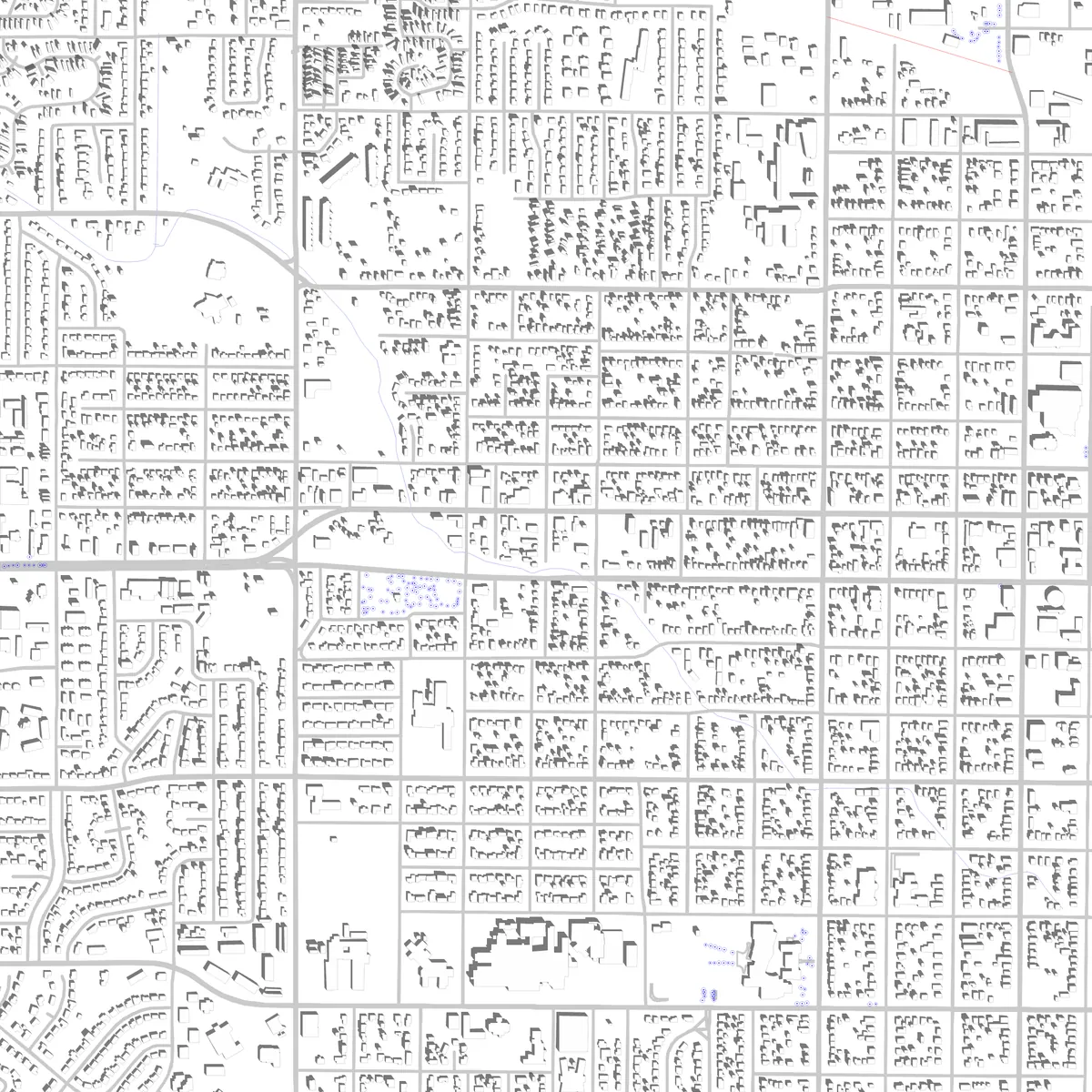 Greeley Lageplan (2,5 km)