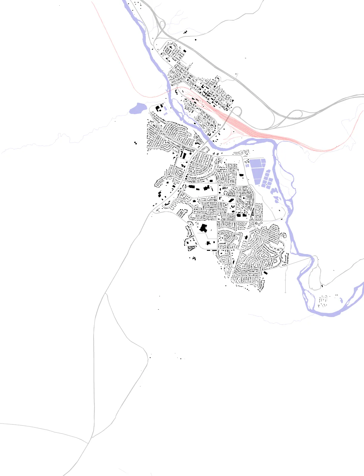 Green River figure ground plan