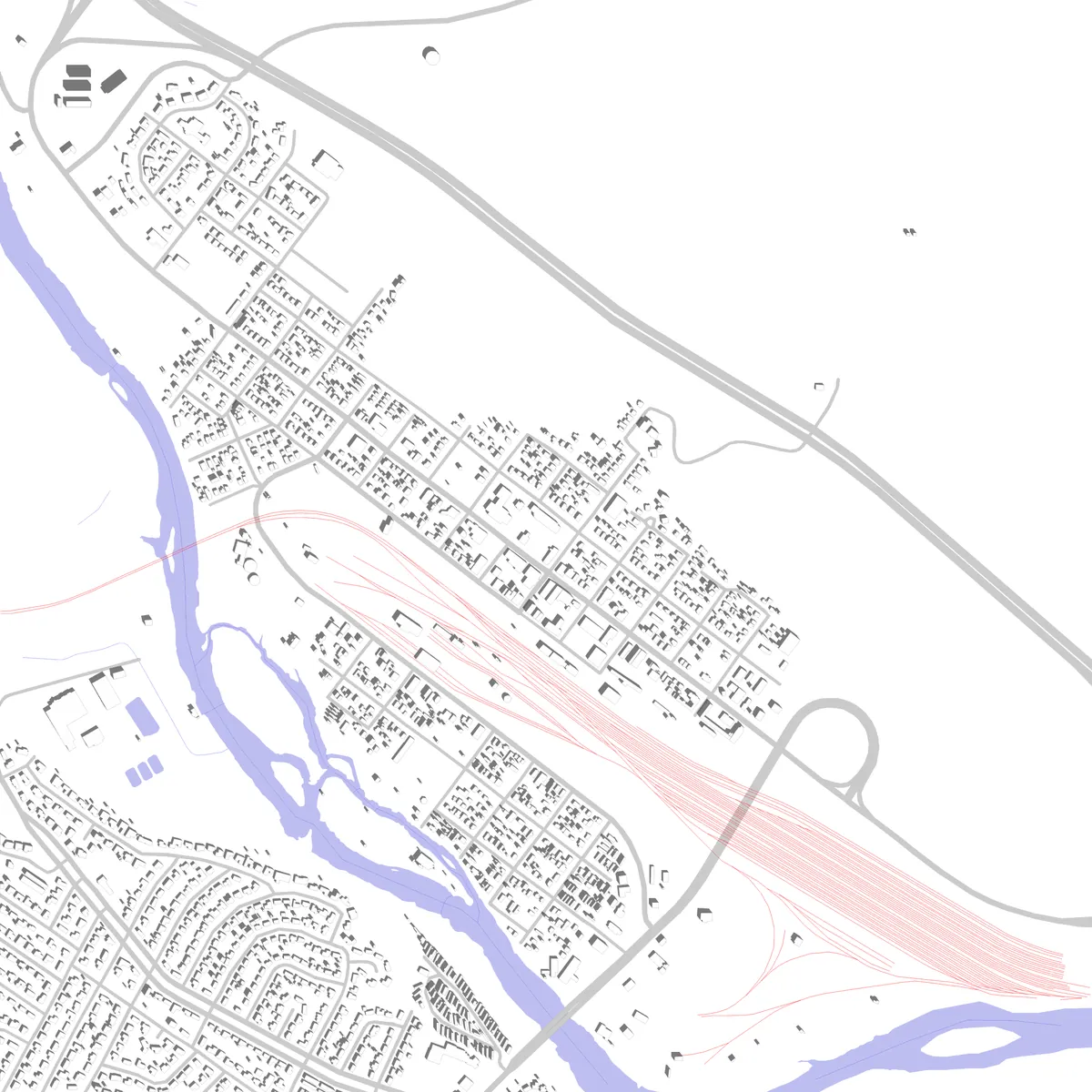 Green River site plan (2.5 km)