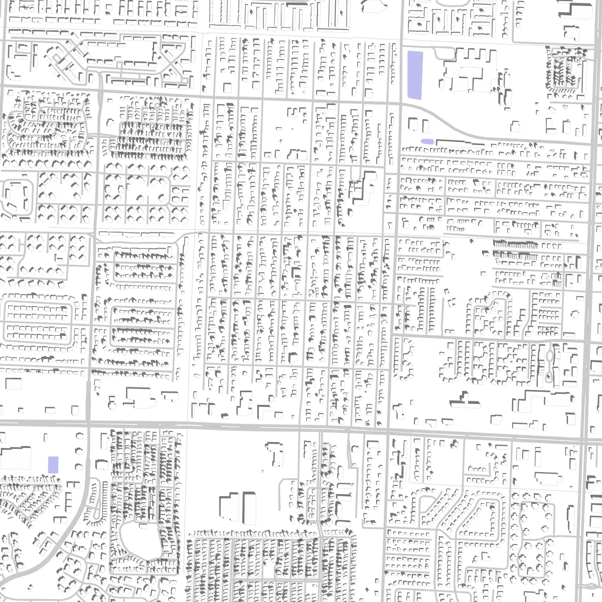 Greenacres Lageplan (2,5 km)