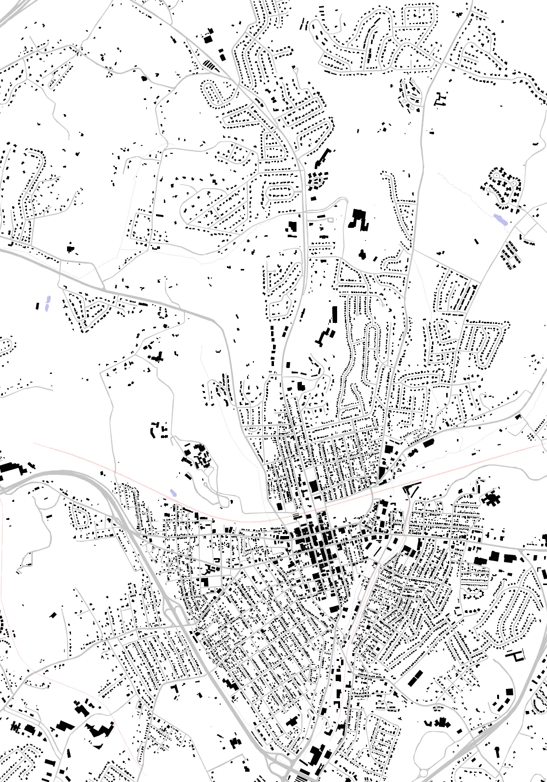 Greensburg Schwarzplan