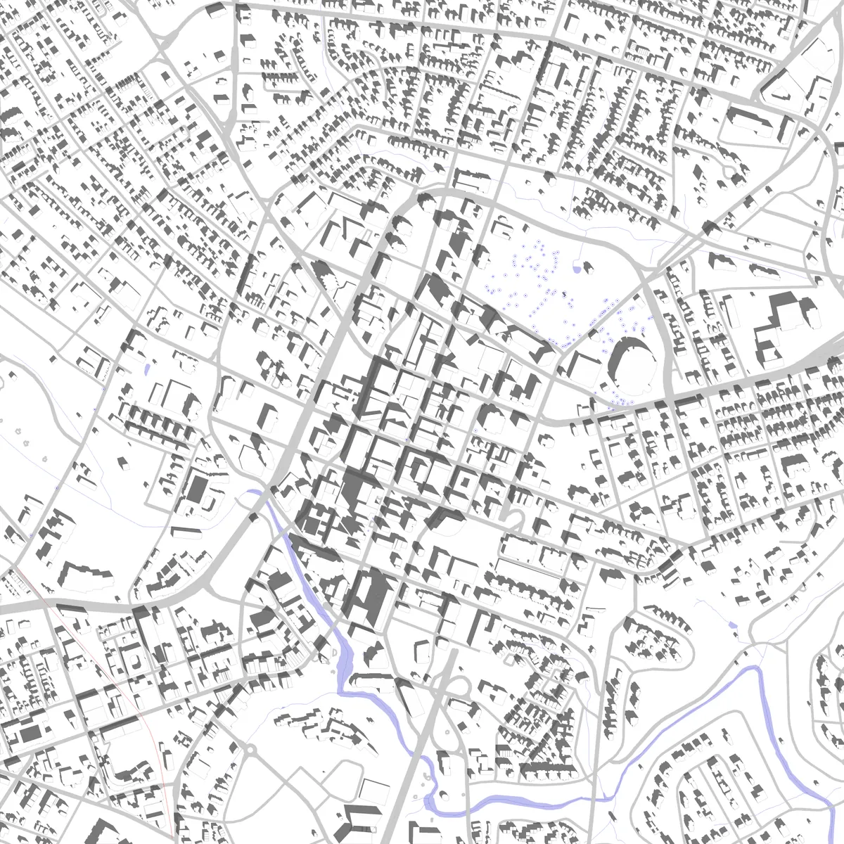 Greenville site plan (2.5 km)