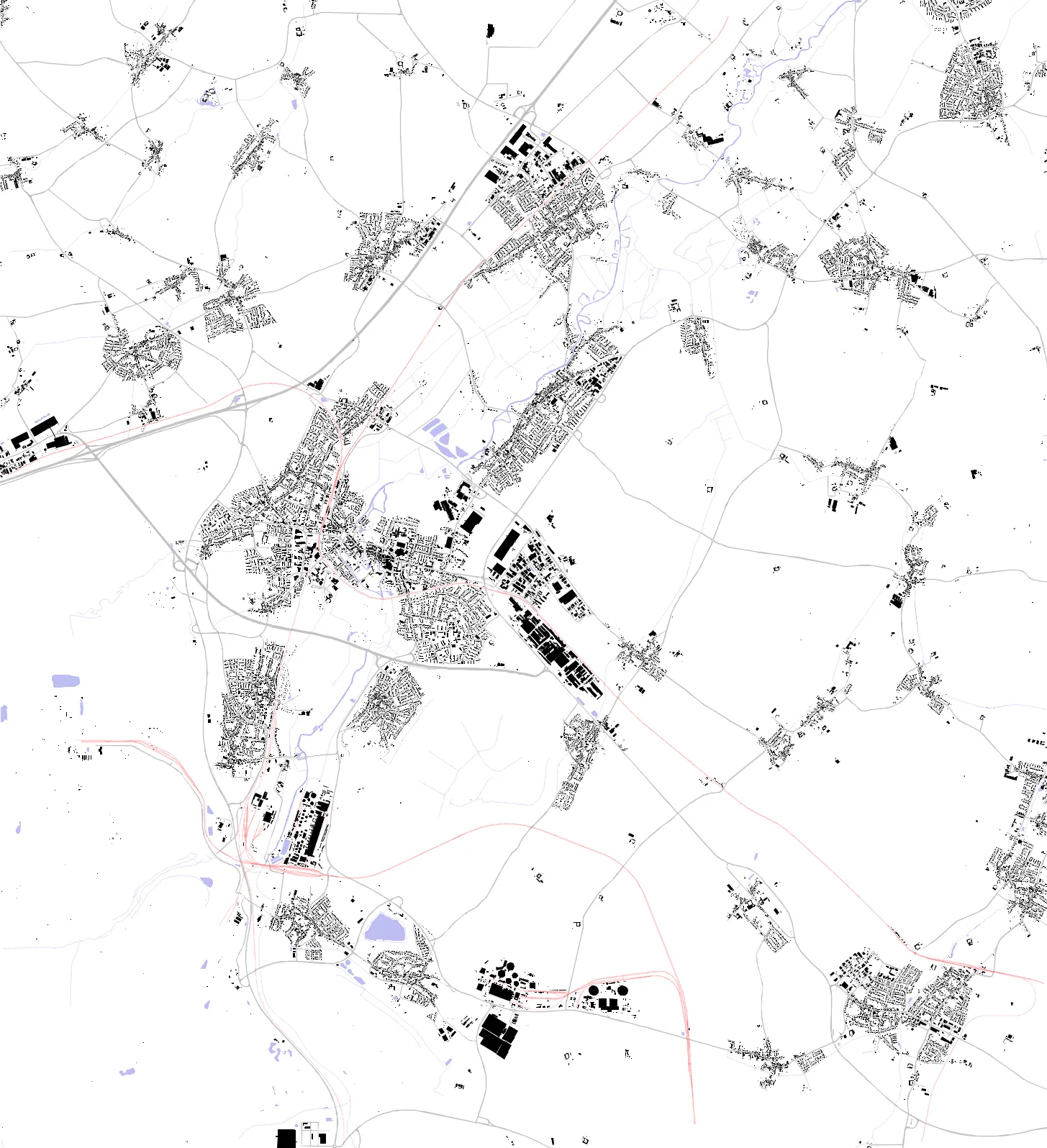 Grevenbroich figure ground plan