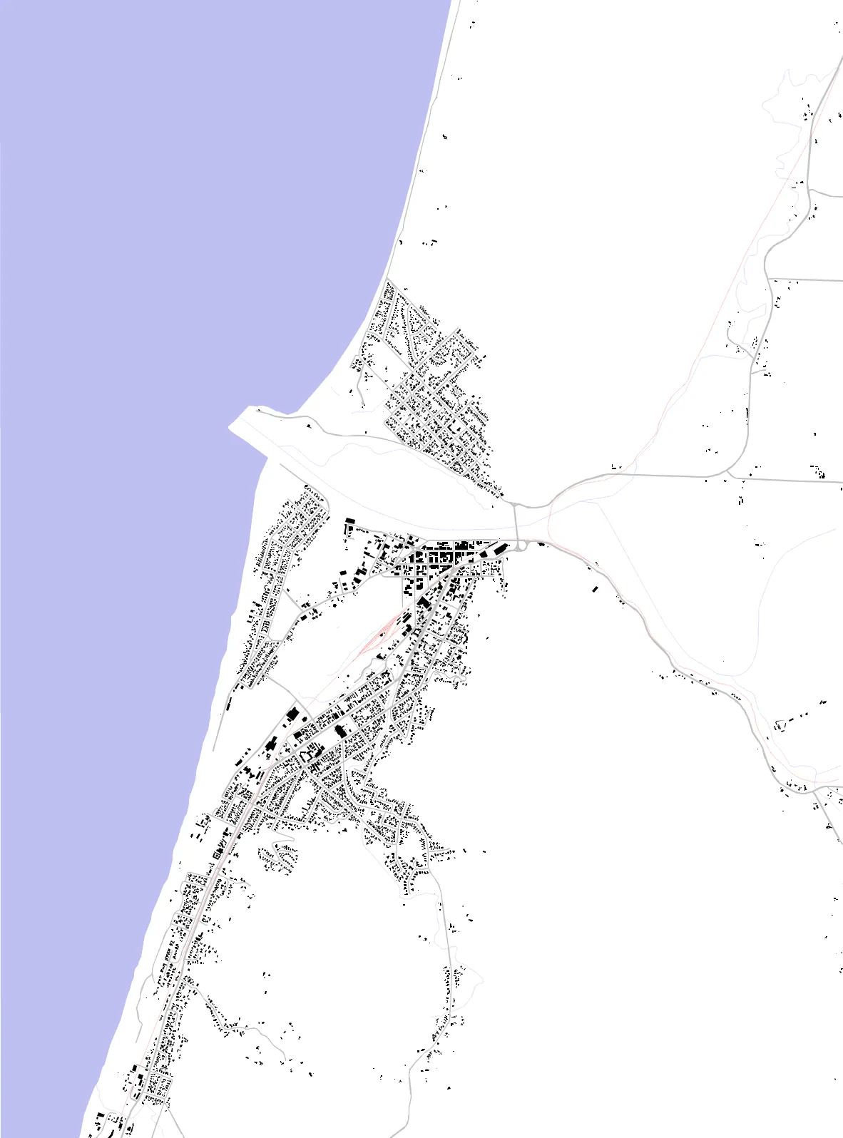 Greymouth figure ground plan