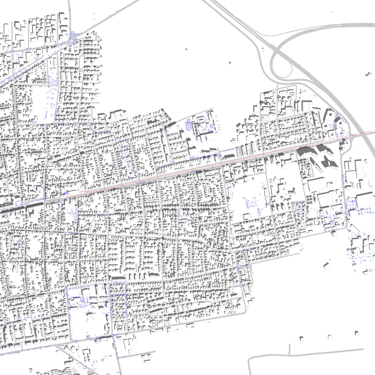 Griesheim Lageplan (2,5 km)