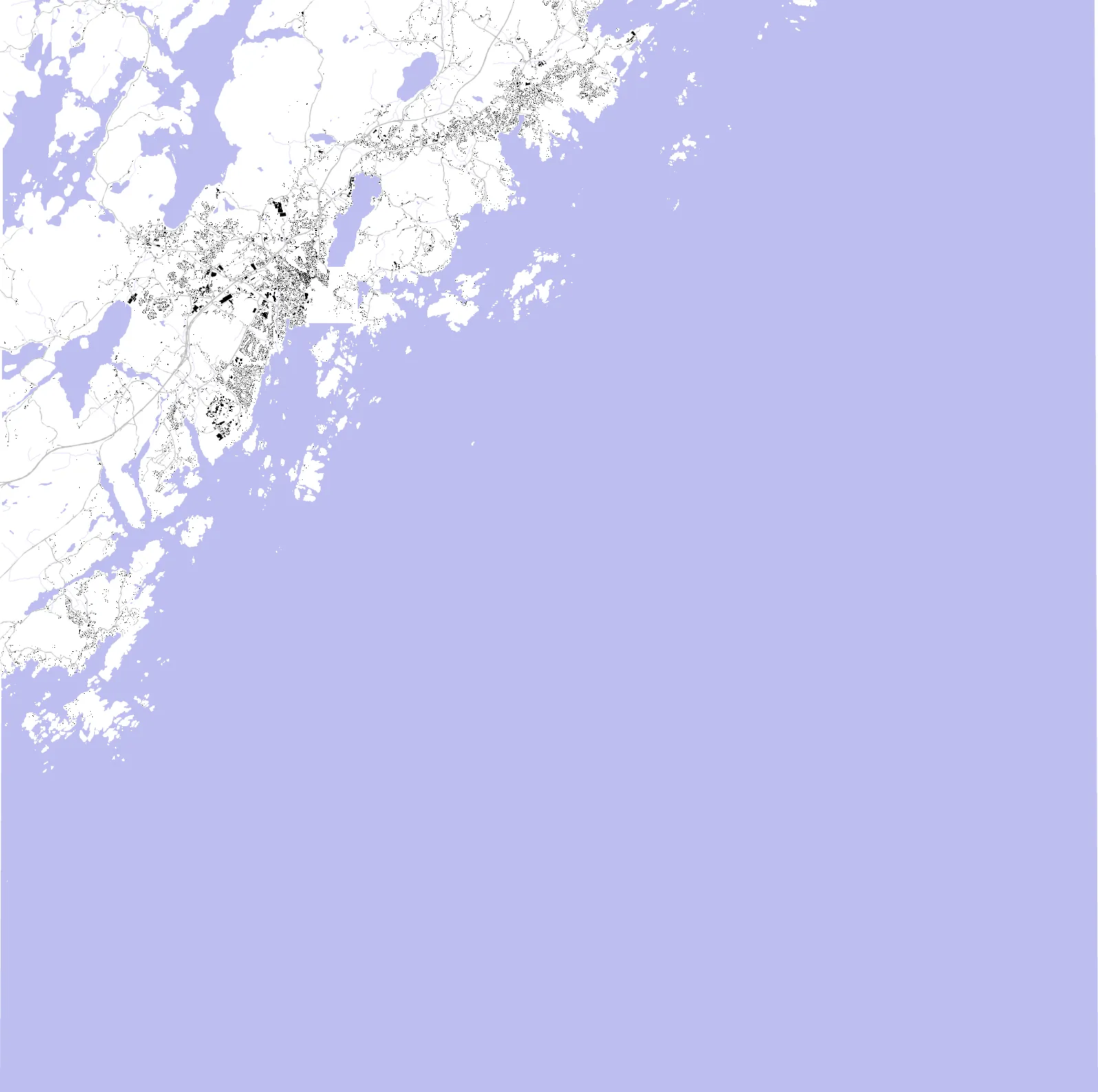 Grimstad figure ground plan
