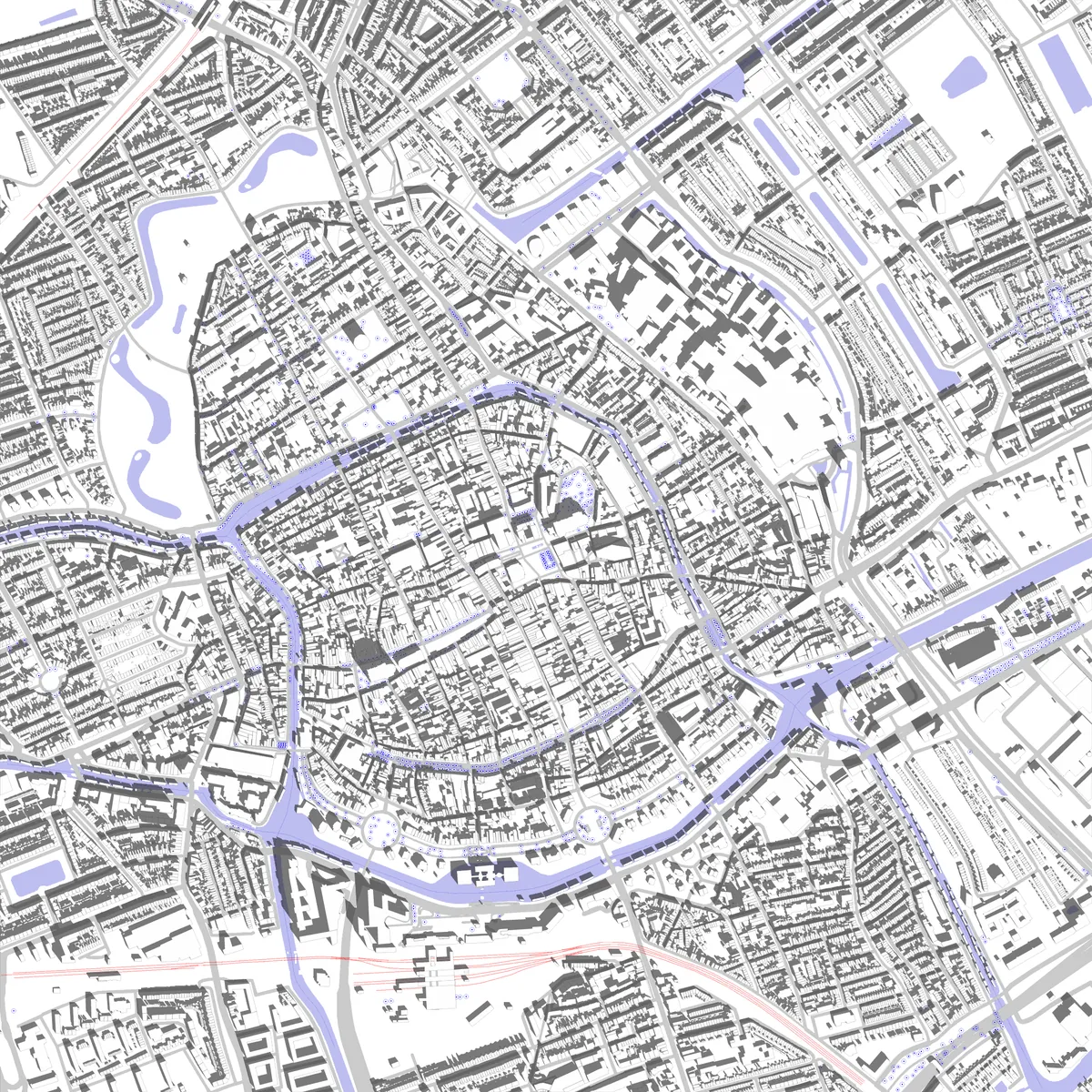 Groningen site plan (2.5 km)