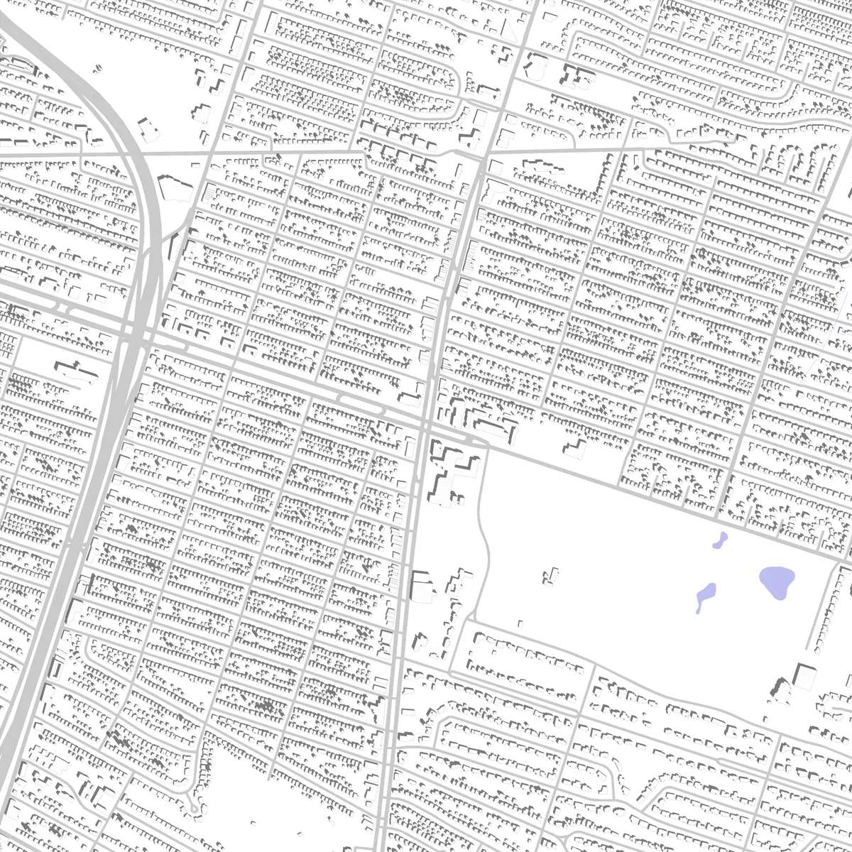 Grosse Pointe Woods site plan (2.5 km)