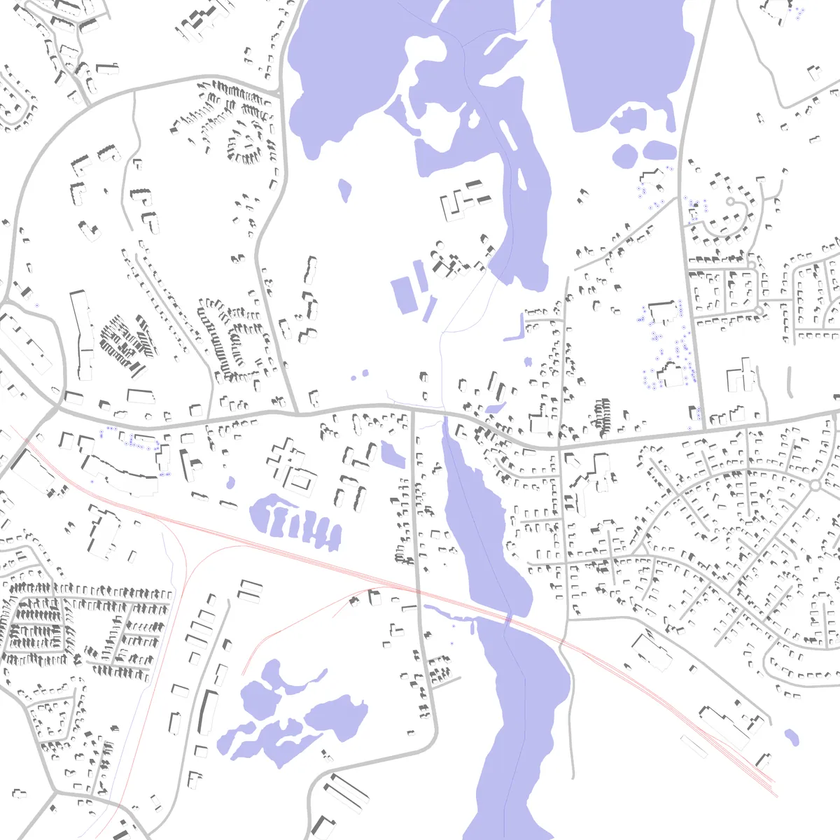 Groton Lageplan (2,5 km)