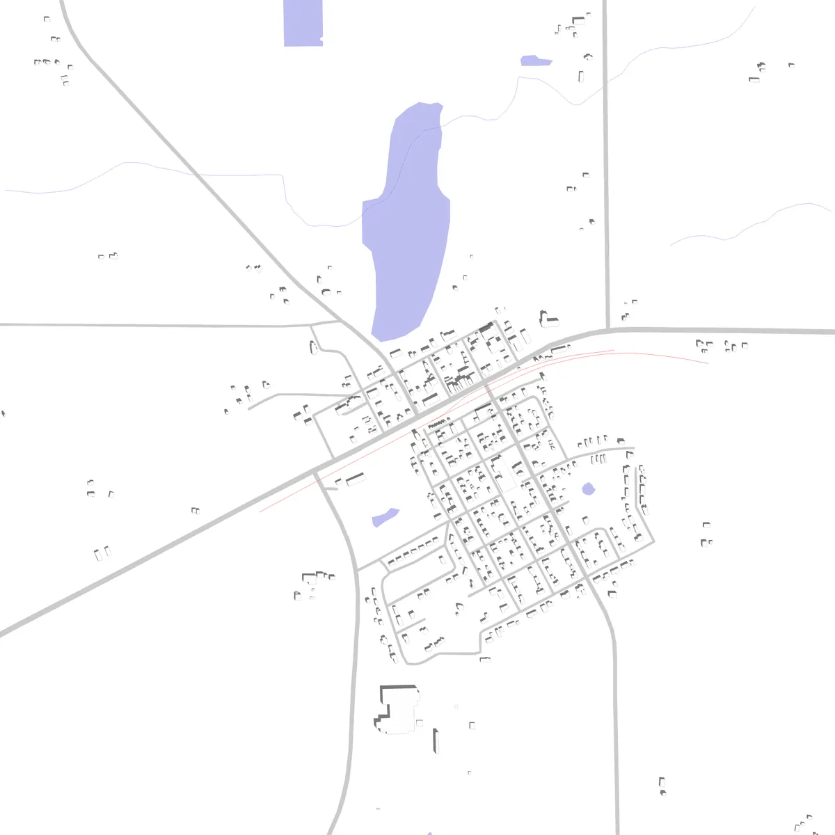 Grove City site plan (2.5 km)