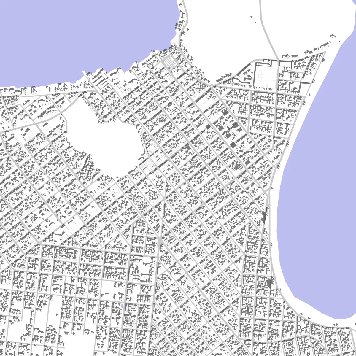 Guaratuba planta de localização (2,5 km)