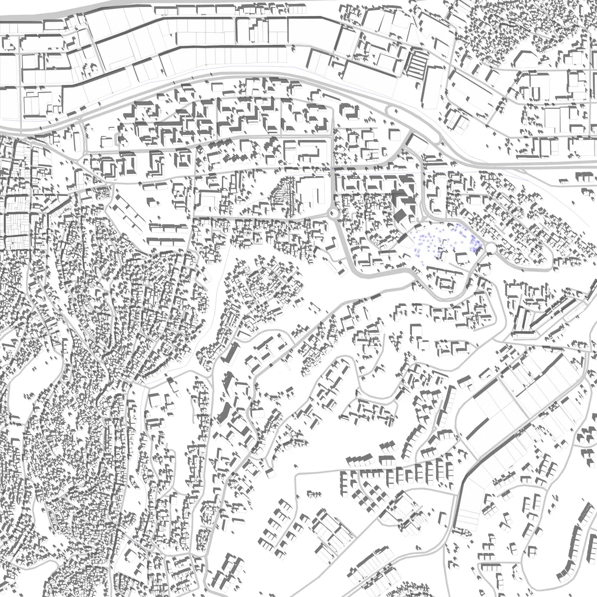 Guarenas plano de situación (2,5 km)