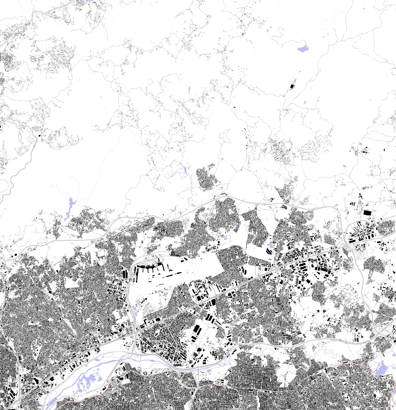 Guarulhos figure ground plan