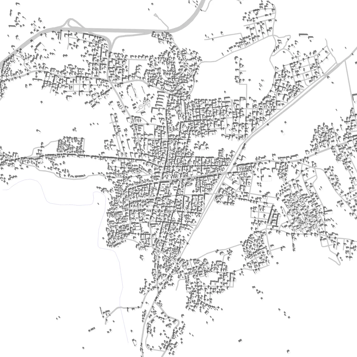 Guastatoya plano de situación (2,5 km)