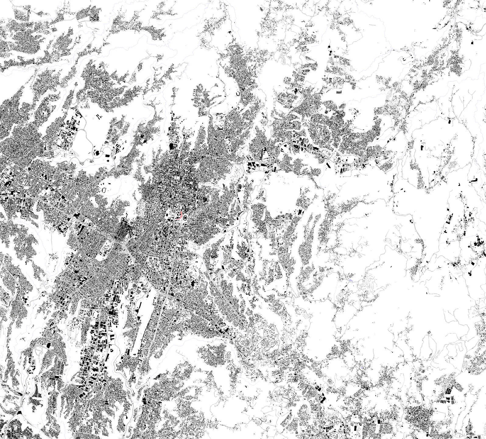 Guatemala City Schwarzplan