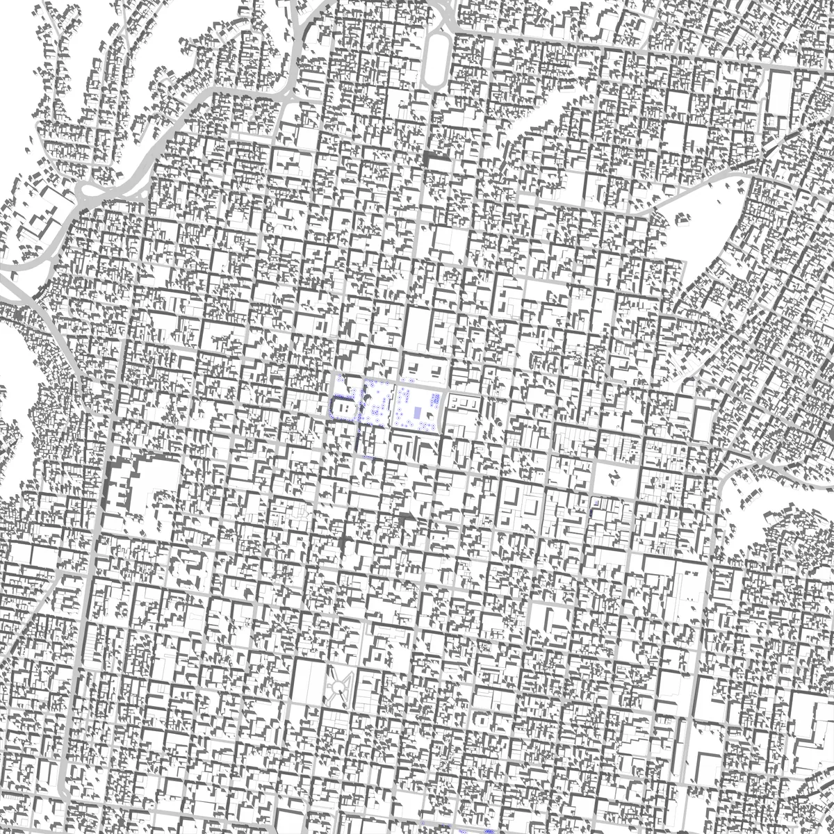 Guatemala City Lageplan (2,5 km)