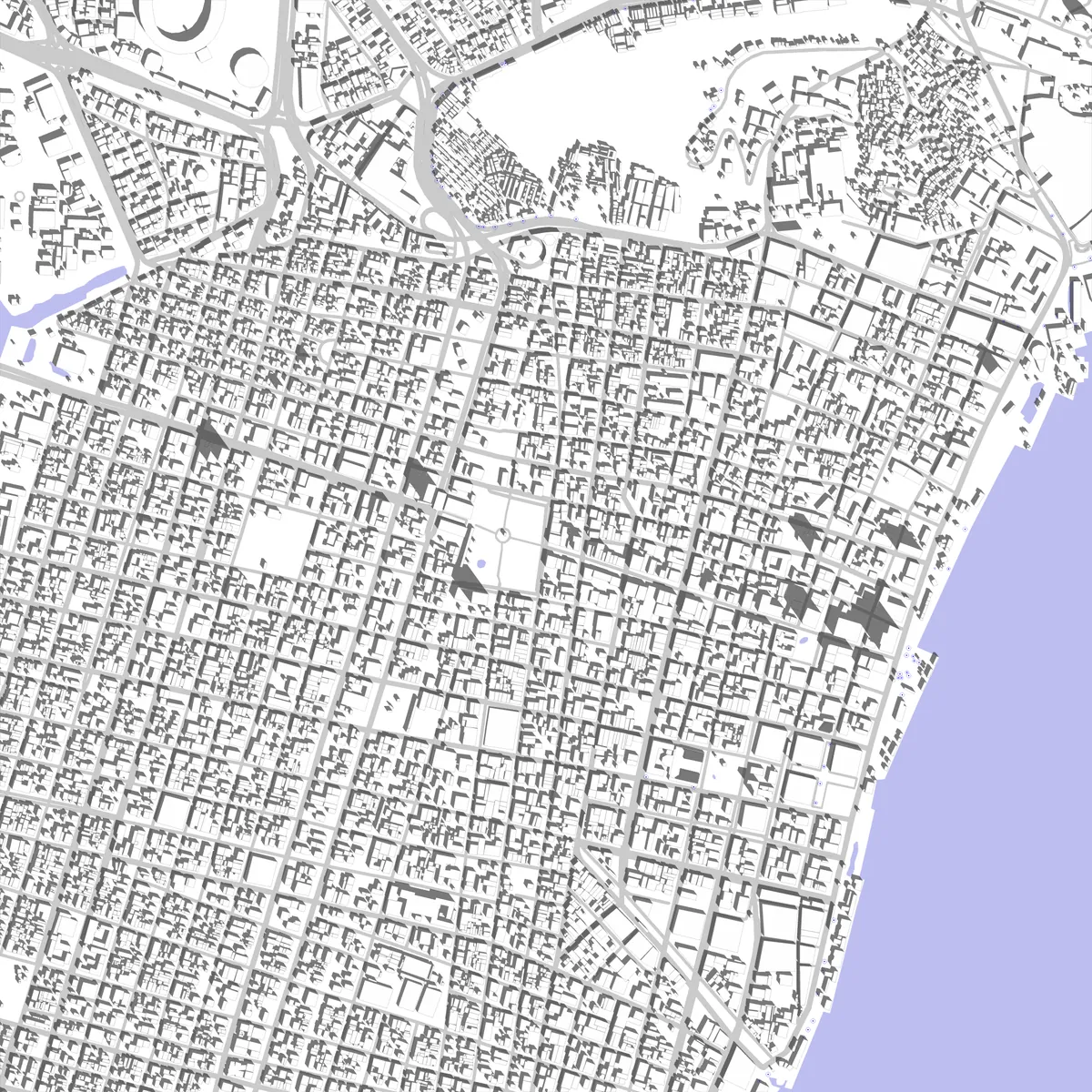Guayaquil Lageplan (2,5 km)