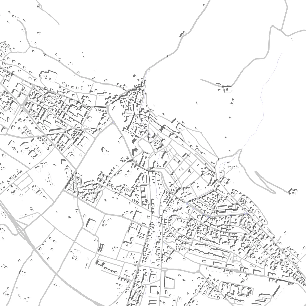 Gubbio Lageplan (2,5 km)